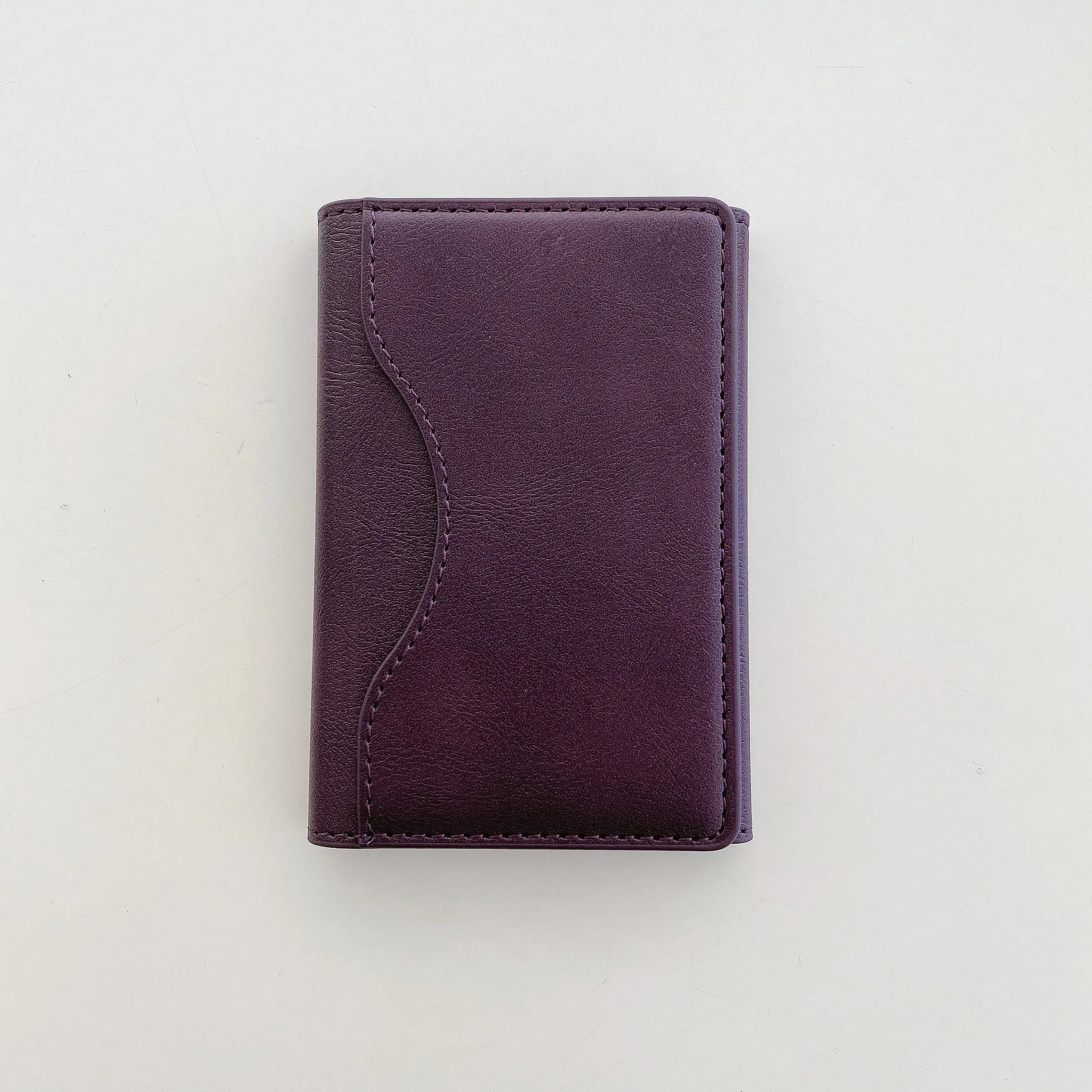 Triple Fold Leather Magnetic Card Holder for iPhone (MagSafe Compatible)