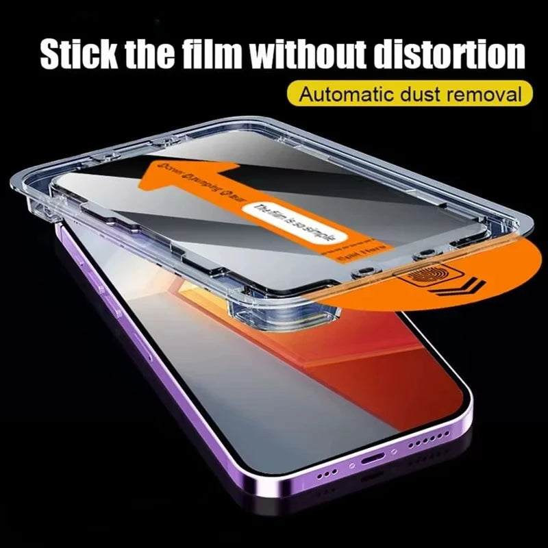 Privacy Screen Protector for iPhone – Anti-Peep, Oleophobic, Dust-Free Install