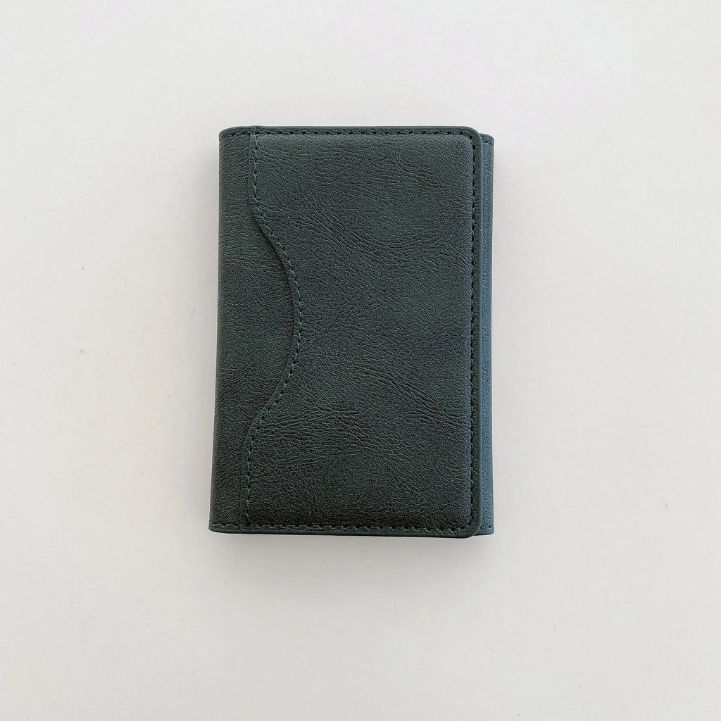 Triple Fold Leather Magnetic Card Holder for iPhone (MagSafe Compatible)